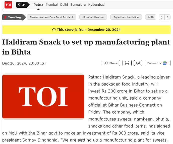 News about Infrastructure projects